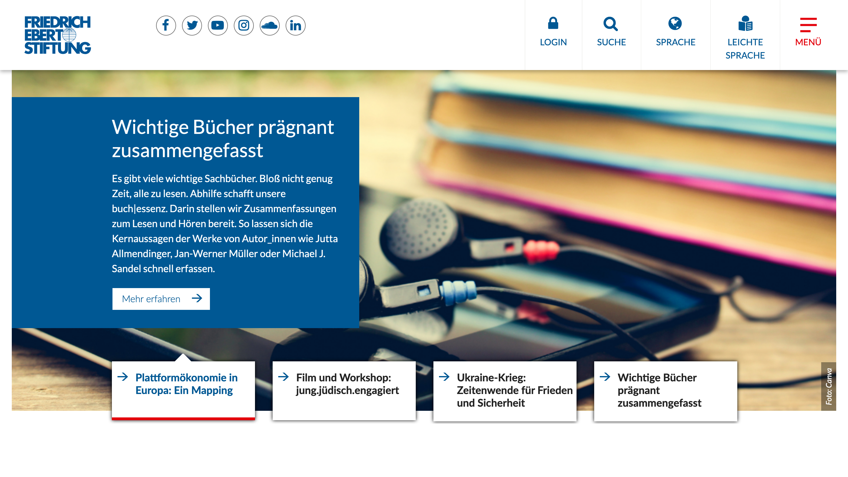 Friedrich-Ebert-Stiftung TYPO3 Website Ausschnitt Friedrich-Ebert-Stiftung TYPO3 Website Ausschnitt