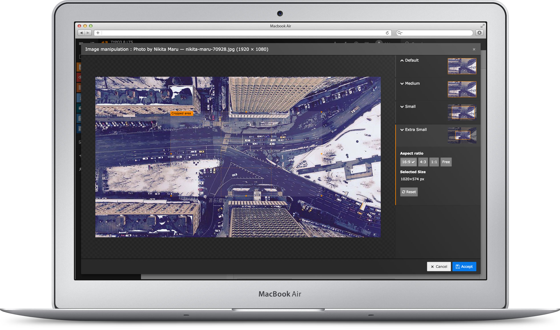 TYPO3 8 LTS - Bildbearbeitung mit Focal Points TYPO3 8 LTS - Bildbearbeitung mit Focal Points