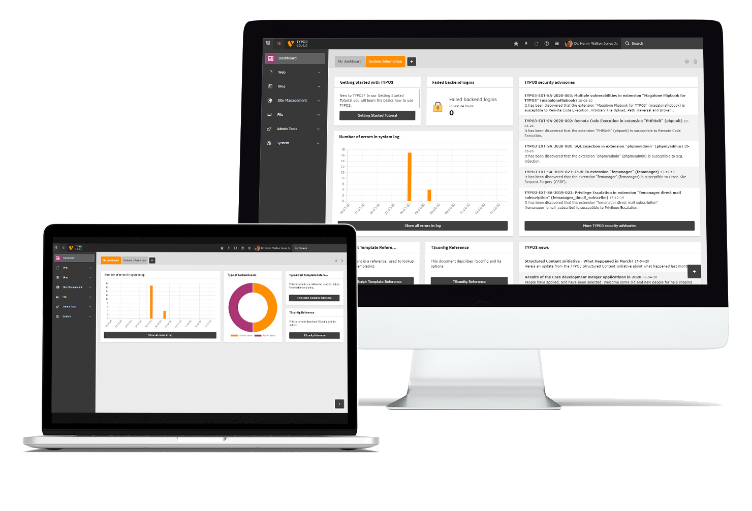 TYPO3 v10 LTS: Dashboard TYPO3 v10 LTS: Dashboard