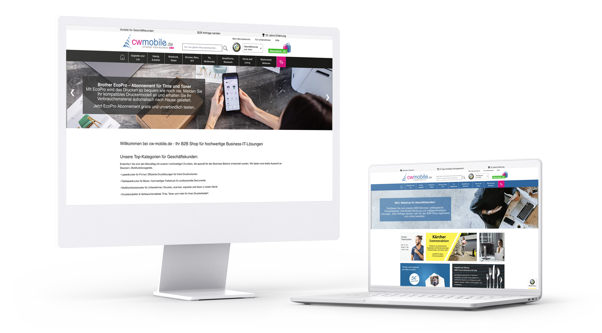 CW Mobile - b2b und b2c Shop CW Mobile - b2b und b2c Shop