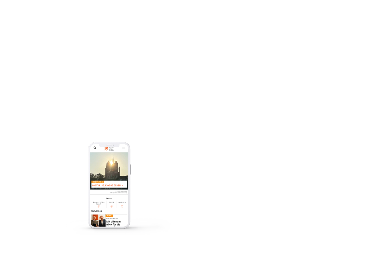 Bistum Limburg TYPO3 Website - iPhone Bistum Limburg TYPO3 Website - iPhone