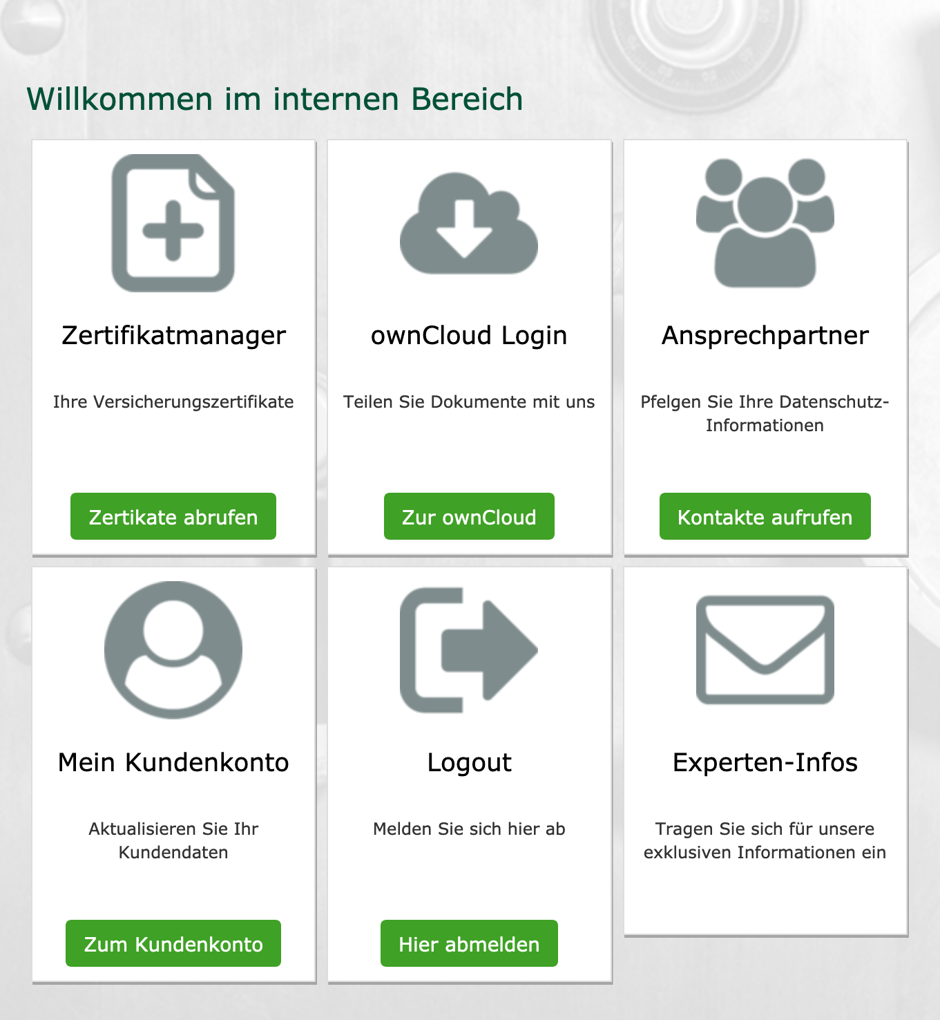 Breffka & Hehnke - Dashboard Kundenbereich Breffka & Hehnke - Dashboard Kundenbereich