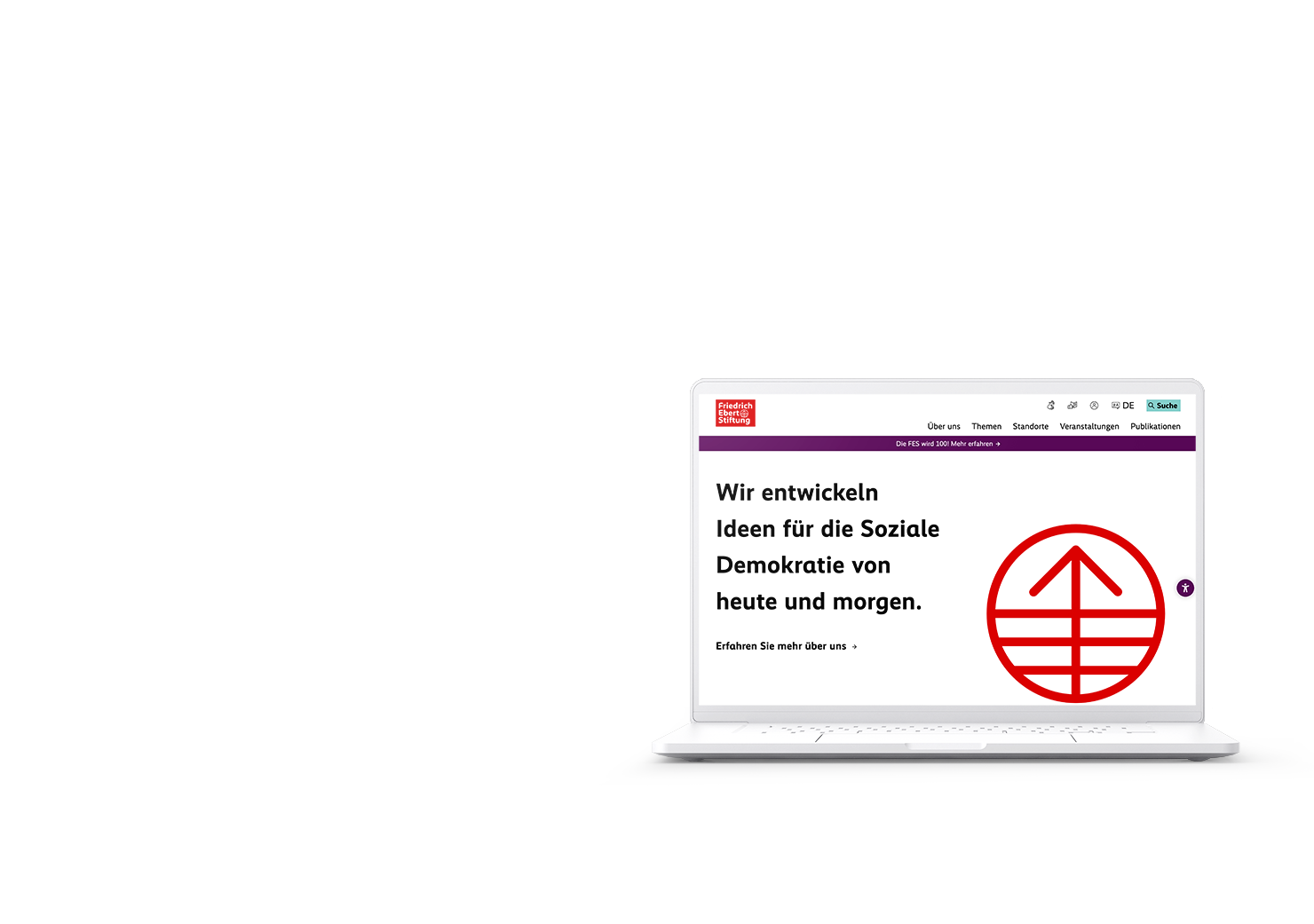 TYPO3 Website Friedrich-Ebert-Stiftung FES.de - MacBook TYPO3 Website Friedrich-Ebert-Stiftung FES.de - MacBook