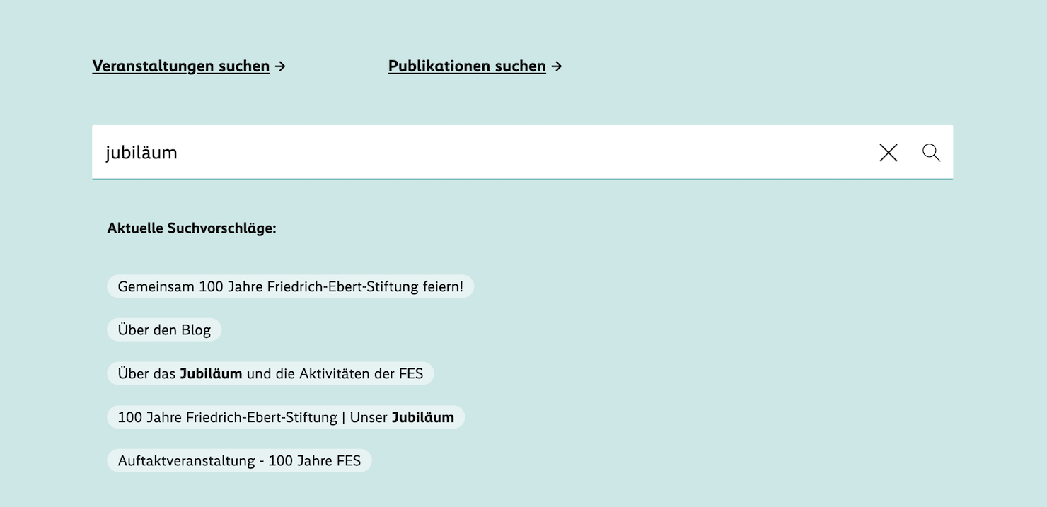 FES.de Suche mit Solr Suchserver und TYPO3 FES.de Suche mit Solr Suchserver und TYPO3