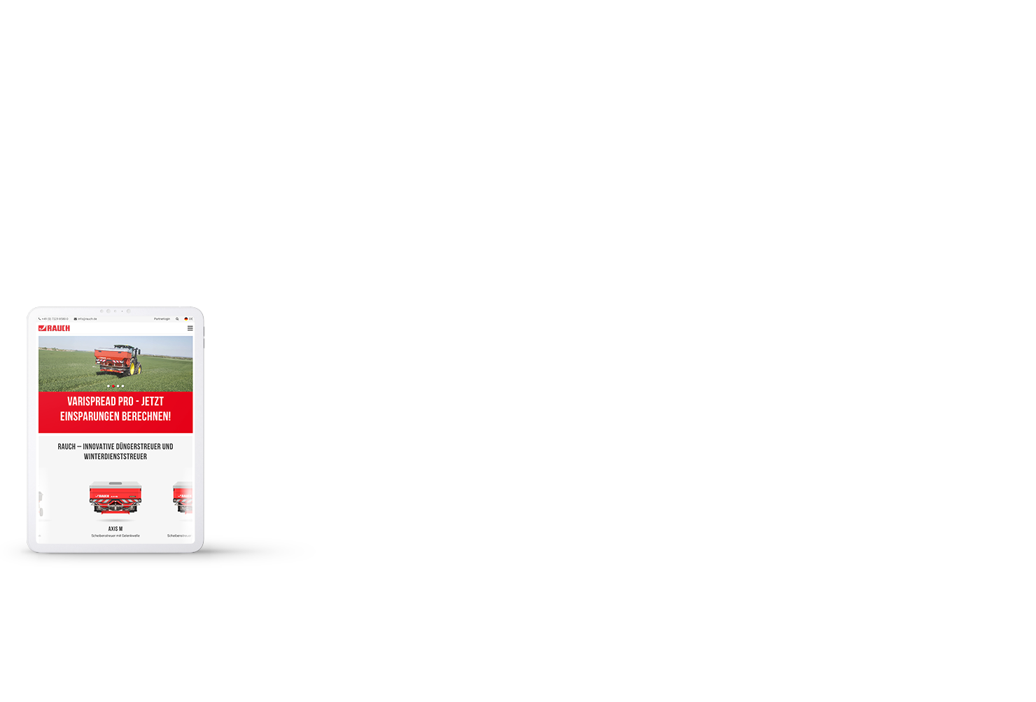 Rauch - Website Upgrade von TYPO3 v8 LTS zu 11 LTS - iPad Rauch - Website Upgrade von TYPO3 v8 LTS zu 11 LTS - iPad