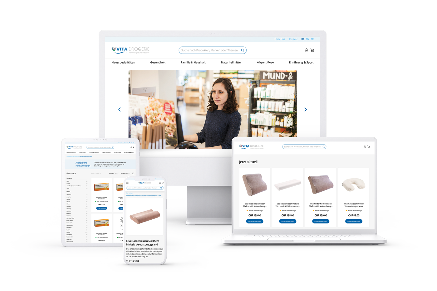 Vita Drogerie Multi Device Mockup